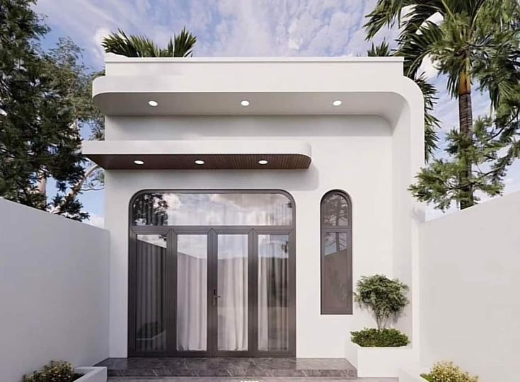 Mẫu nhà gác lửng 2 phòng ngủ diện tích 4x13m sang trọng, hiện đại 