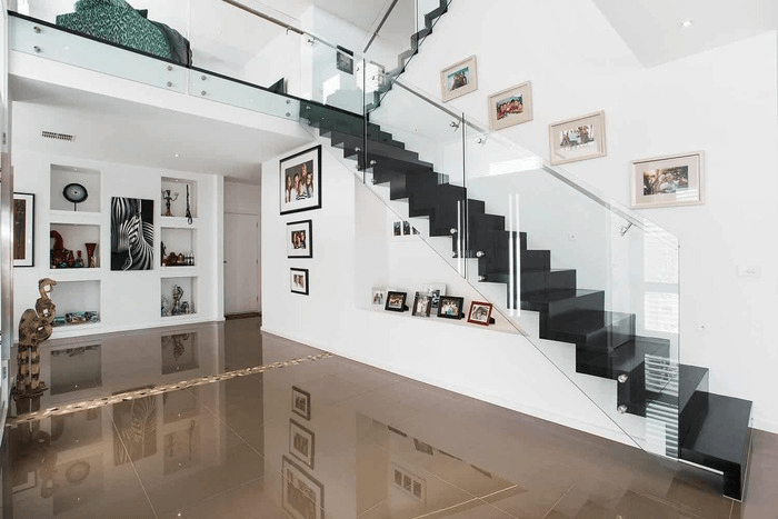 Mẫu thiết kế cầu thang nhà gác lửng hiện đại, ấn tượng