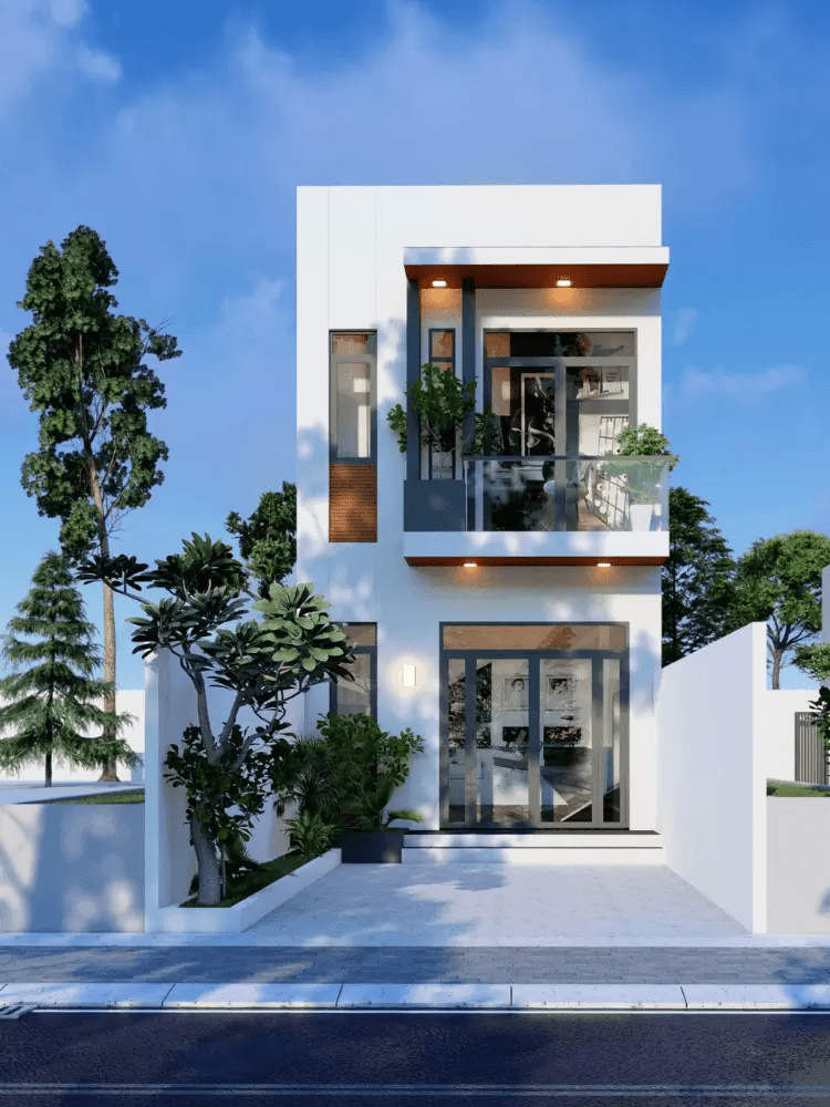 Mẫu nhà đẹp 2 tầng ấn tượng
