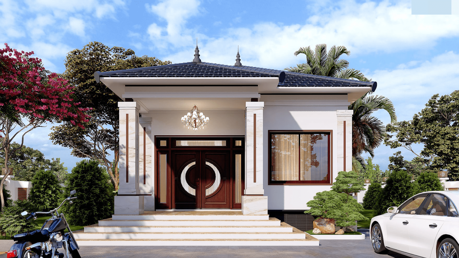Nhà mái Thái hiện đại